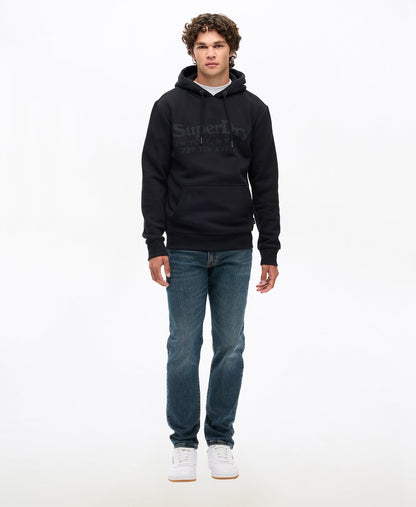 Tonal Venue Logo Hoodie | Jet Black