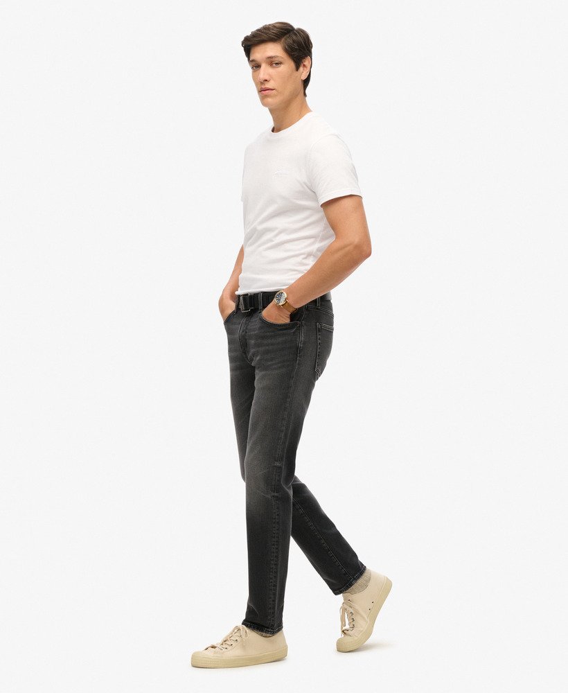 Organic Cotton Slim Jeans | Venom Vintage Black 32