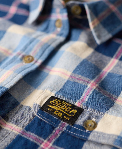 Lumberjack Check Flannel Shirt | Classic Blue Check