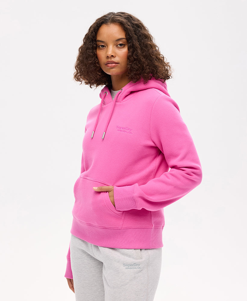 Essential Logo Hoodie | Flash Pink