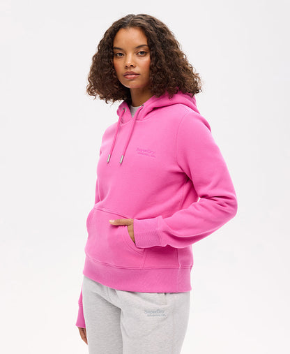 Essential Logo Hoodie | Flash Pink