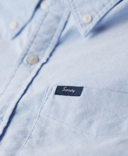 Vintage Oxford Short Sleeve Shirt | Classic Blue