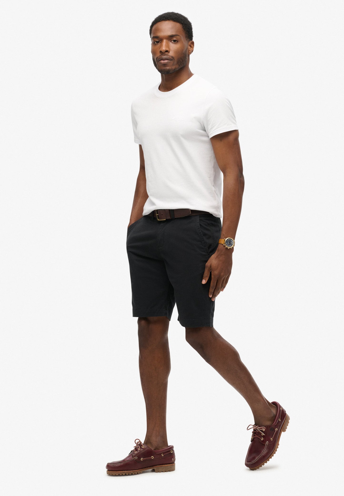 Vintage Slim Fit Chino Short | Midnight Navy