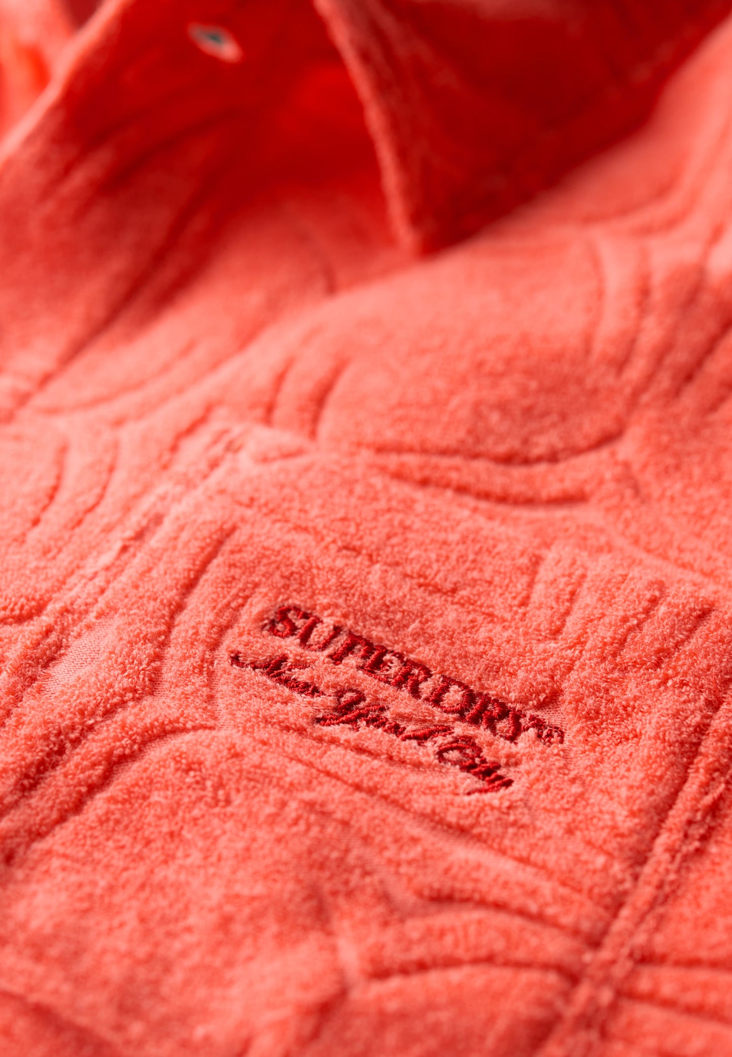 Country Club Towelling Shirt | Pastelline Coral