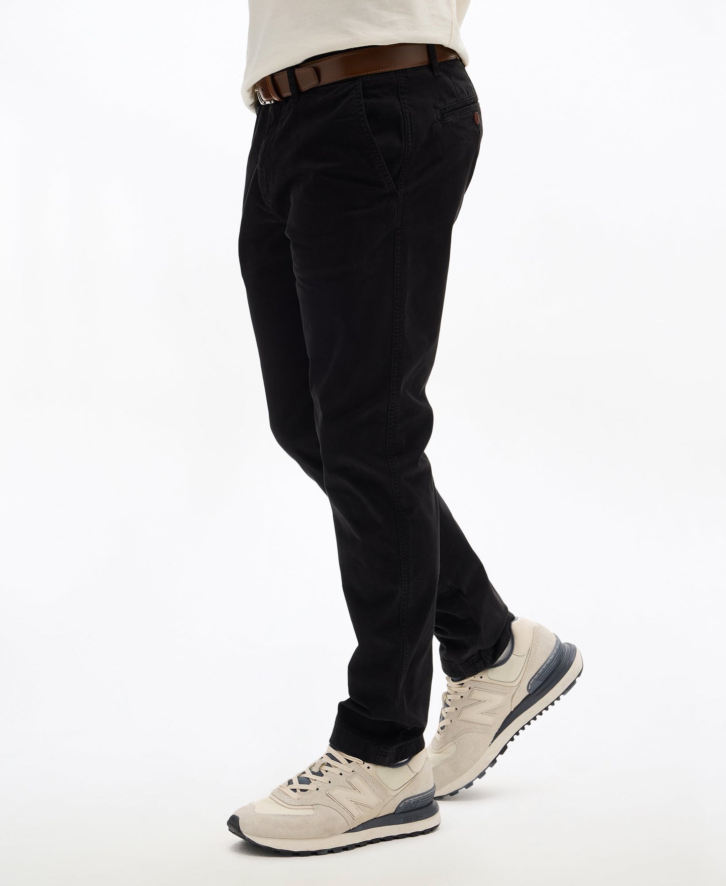 Vintage Slim Fit Chino Pant | Black