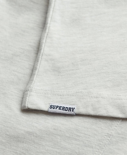 Athletic Essential Slub Slim Fit Tee | Iced Grey Marle