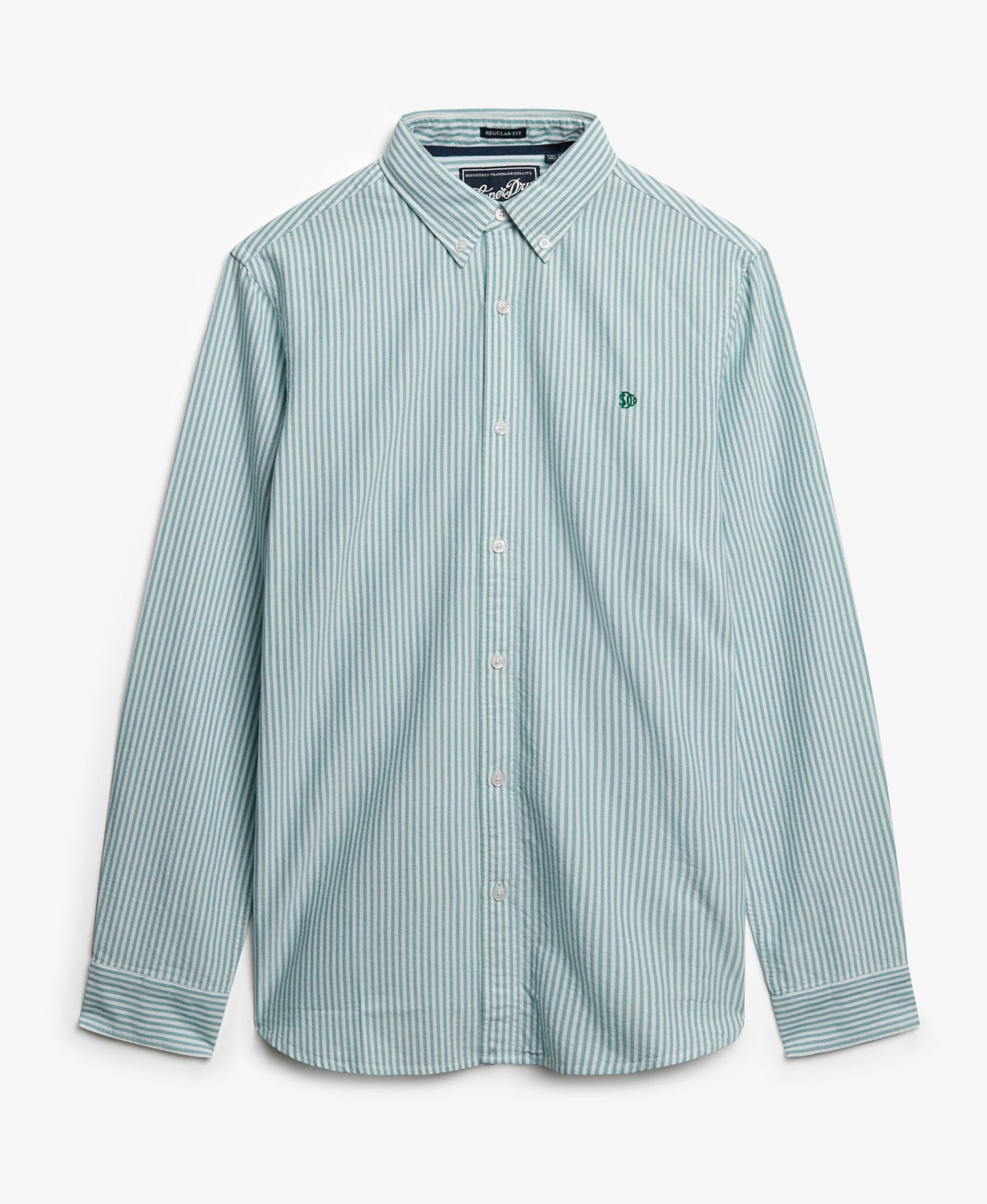 Classic Oxford Long Sleeve Shirt | Peppermint Chalk Stripe
