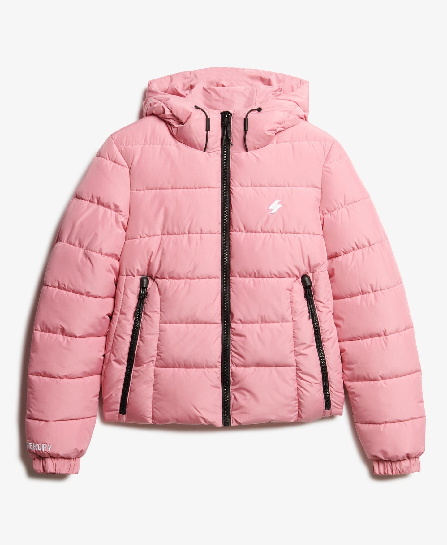 Slim Fit Hooded Spirit Sports Puffer | Montauk Blush