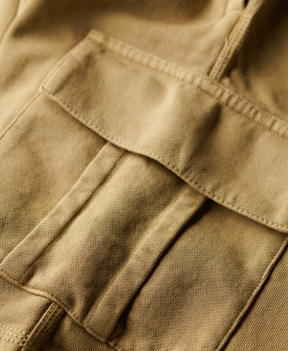 Contrast Stitch Cargo Short | Washed Cappuccino