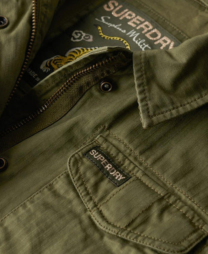 Military M65 Lined Jacket | Burnt Olive
