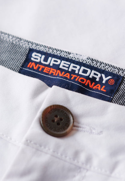Vintage Slim Fit Chino Short | Optic