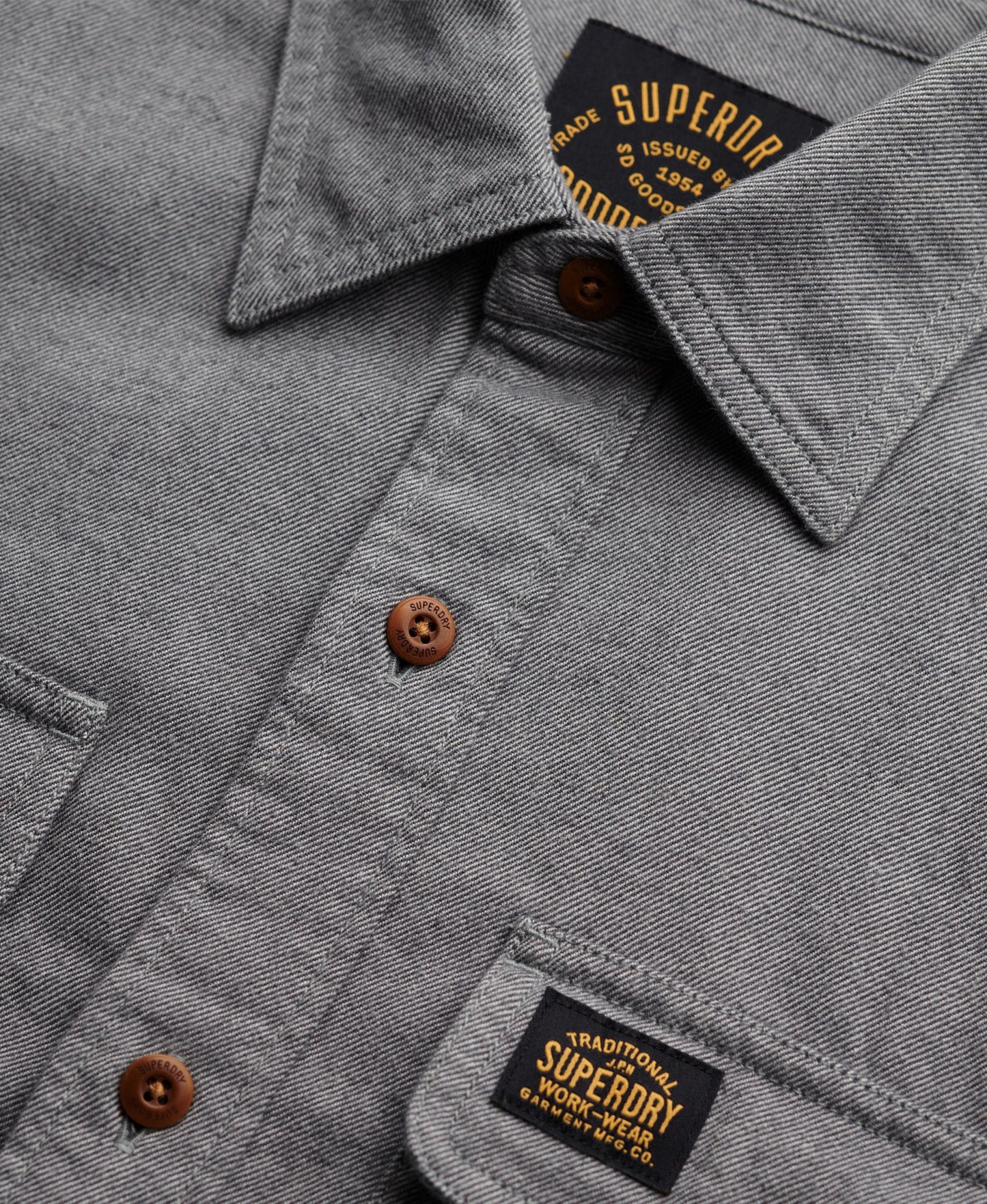 Flannel Workwear Shirt | Pearl Blue