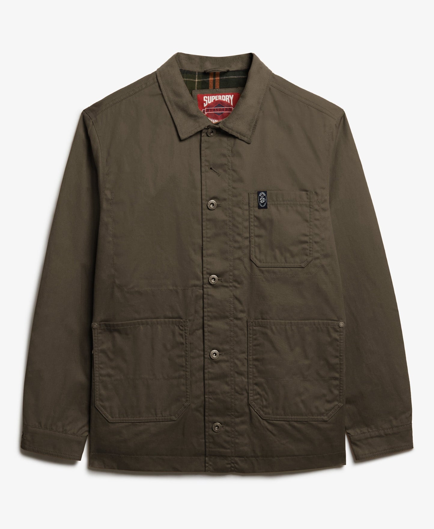 Merchant Waxed Worker Jacket | Chive Green