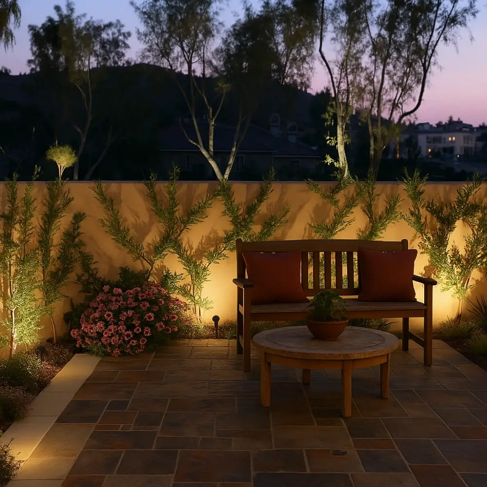 Solar Powered Landscape Spotlight