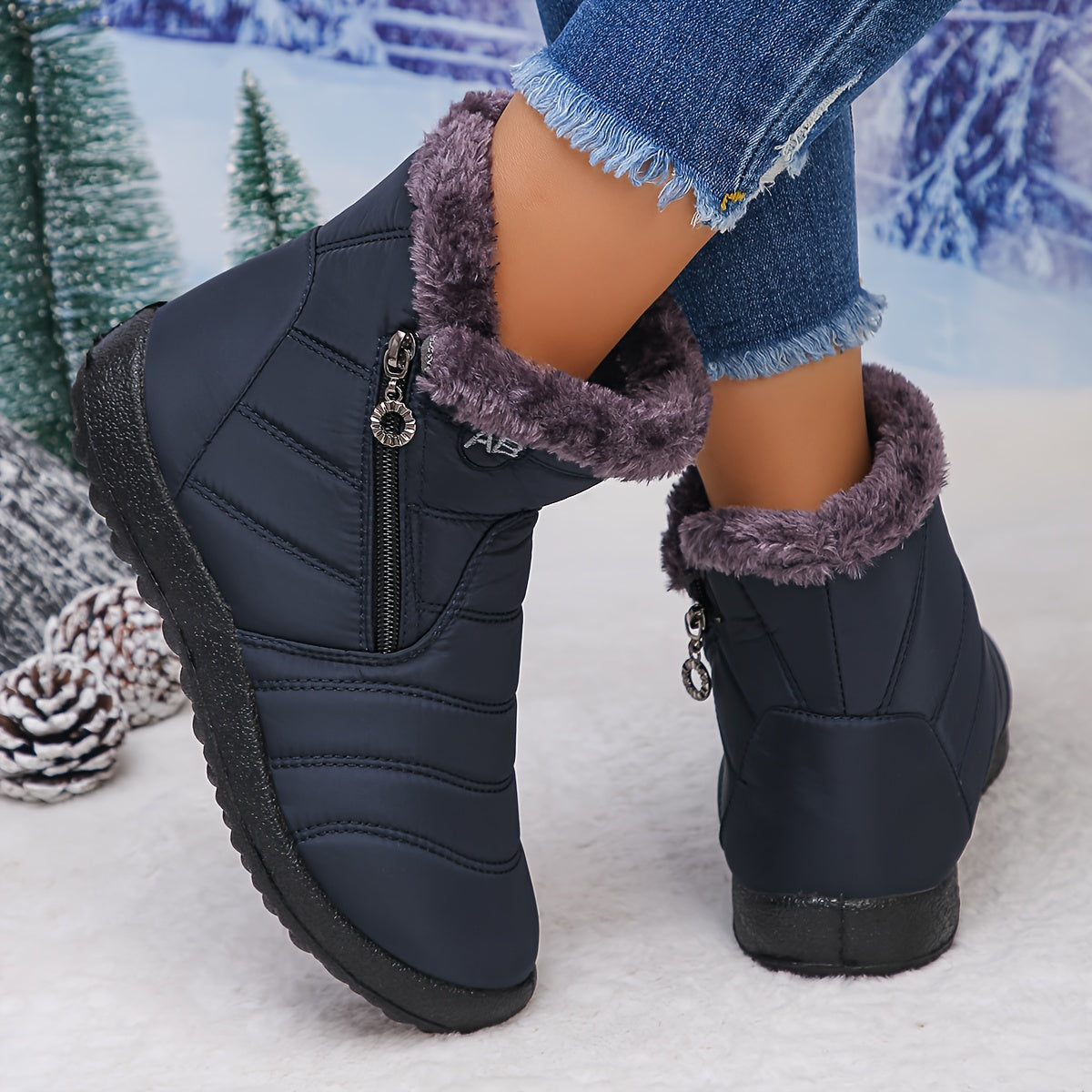 🔥Hot Sale 50% OFF - Women's Cozy Winter Waterproof Anti-Slip Orthopedic Boots