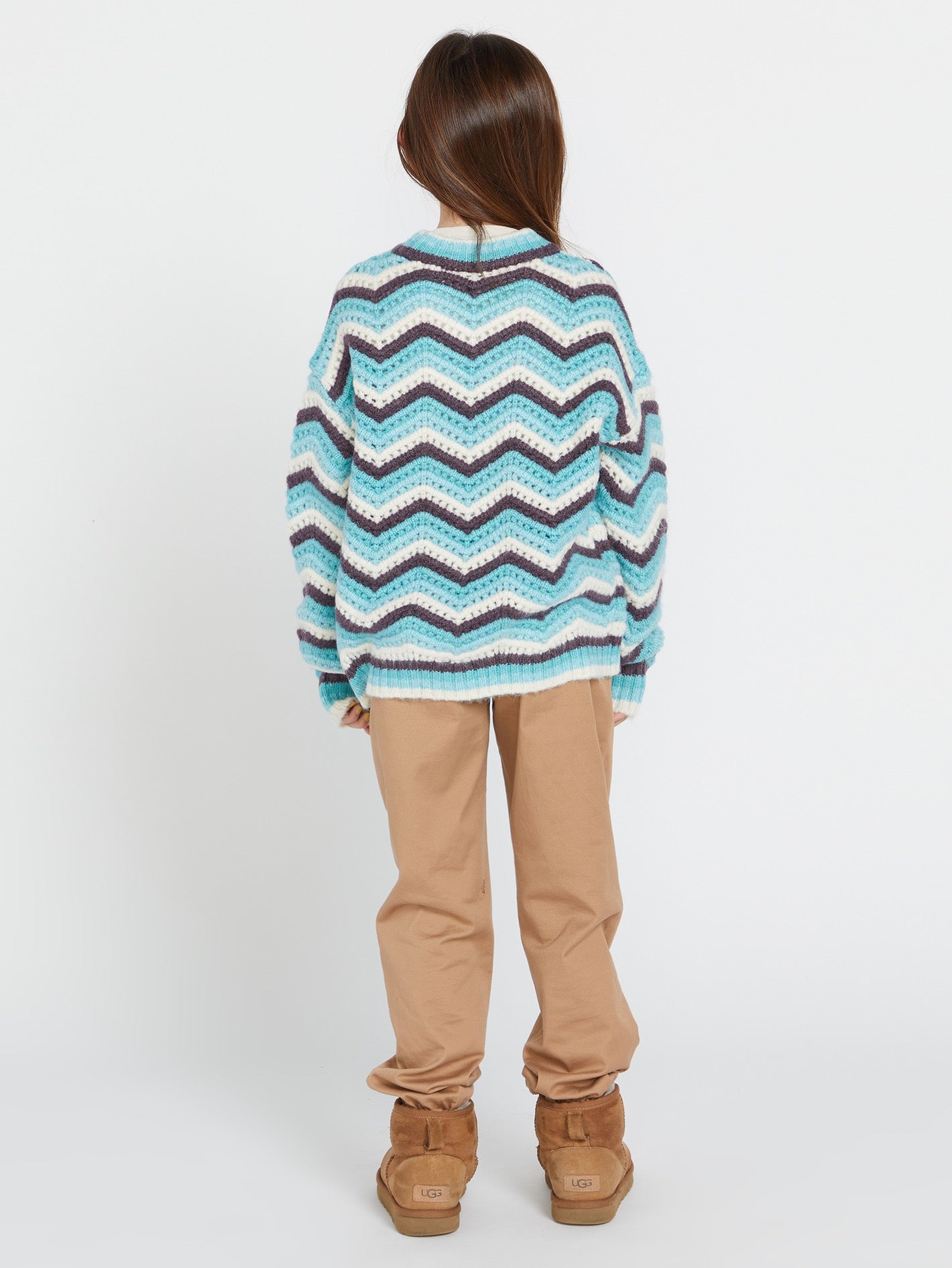 Girls Zigzy Zagzy Sweater
