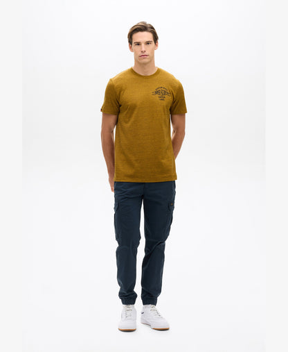 Copper Label Chest Tee | Utah Gold Grit