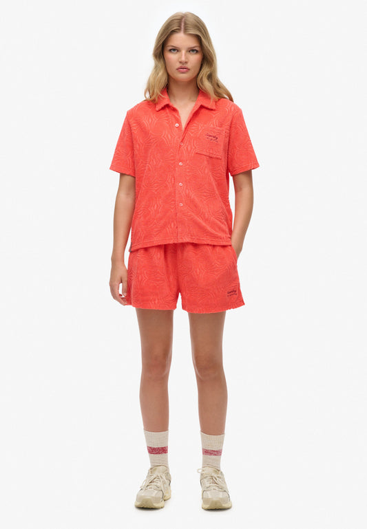 Country Club Towelling Short | Pastelline Coral