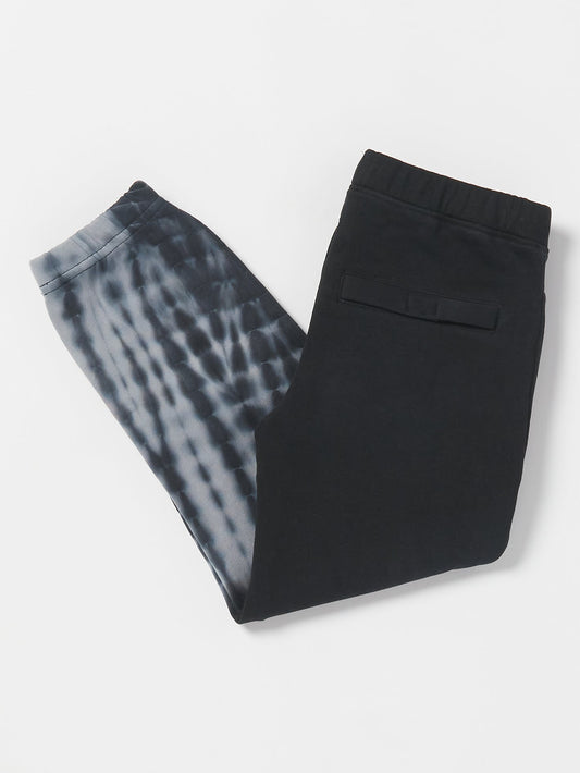 Little Boys Dyed Elastic Waist Fleece Pants