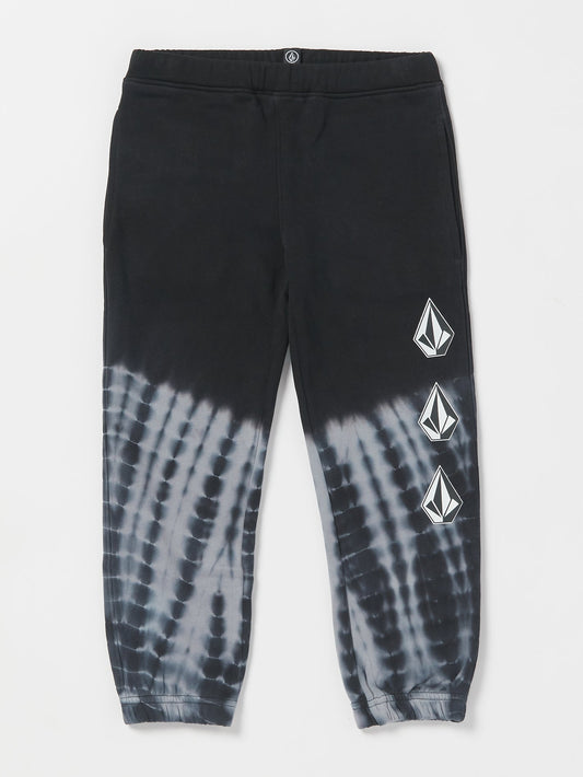 Little Boys Dyed Elastic Waist Fleece Pants