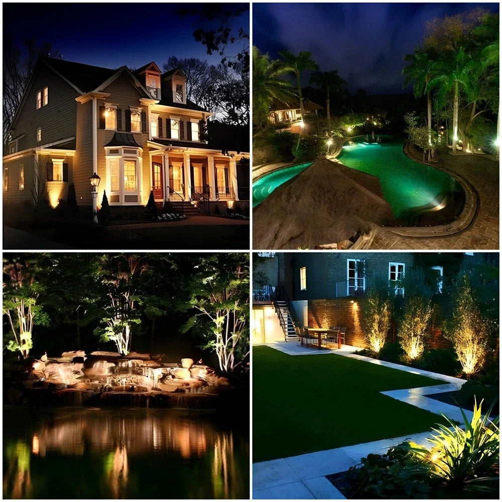 Solar Powered Landscape Spotlight