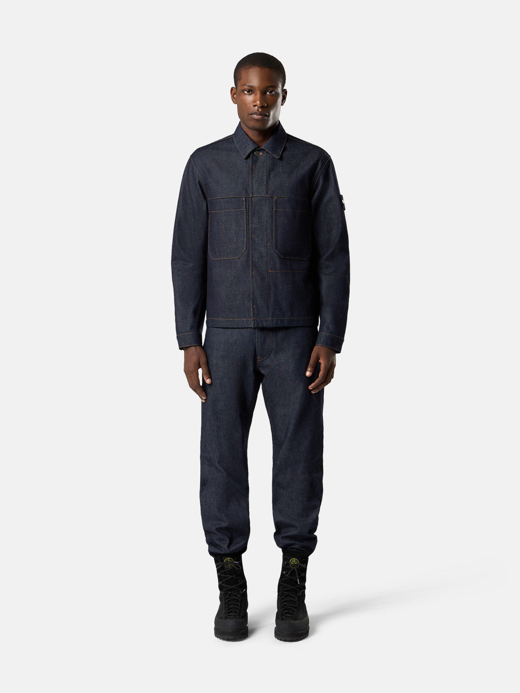 J100005 INDIGO DENIM-RAW