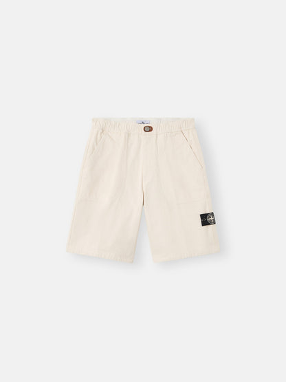 L100001 NATURAL COTTON GABARDINE_STONE ISLAND RAW BEAUTY